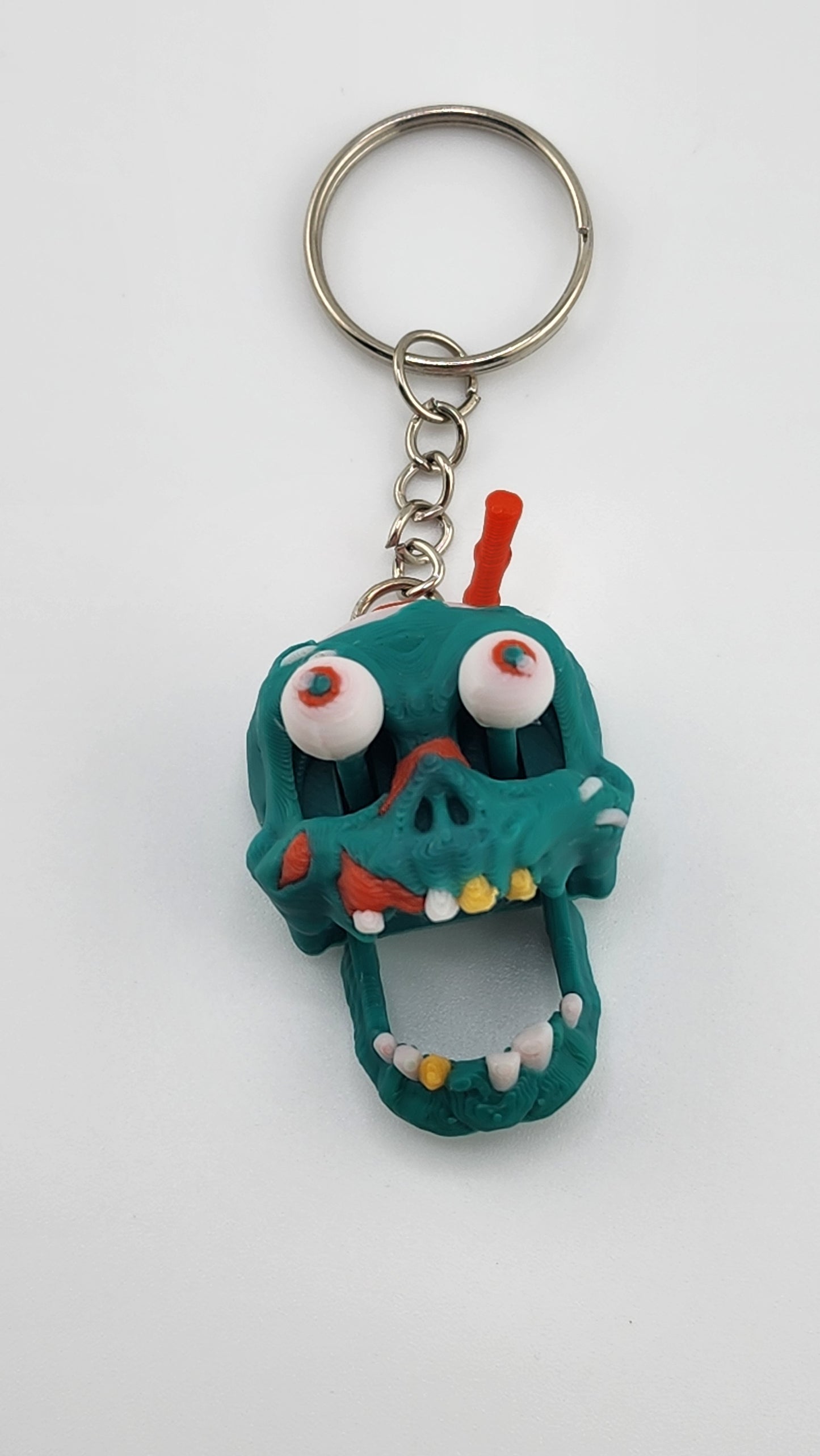 Eye Popping Zombie Keychain