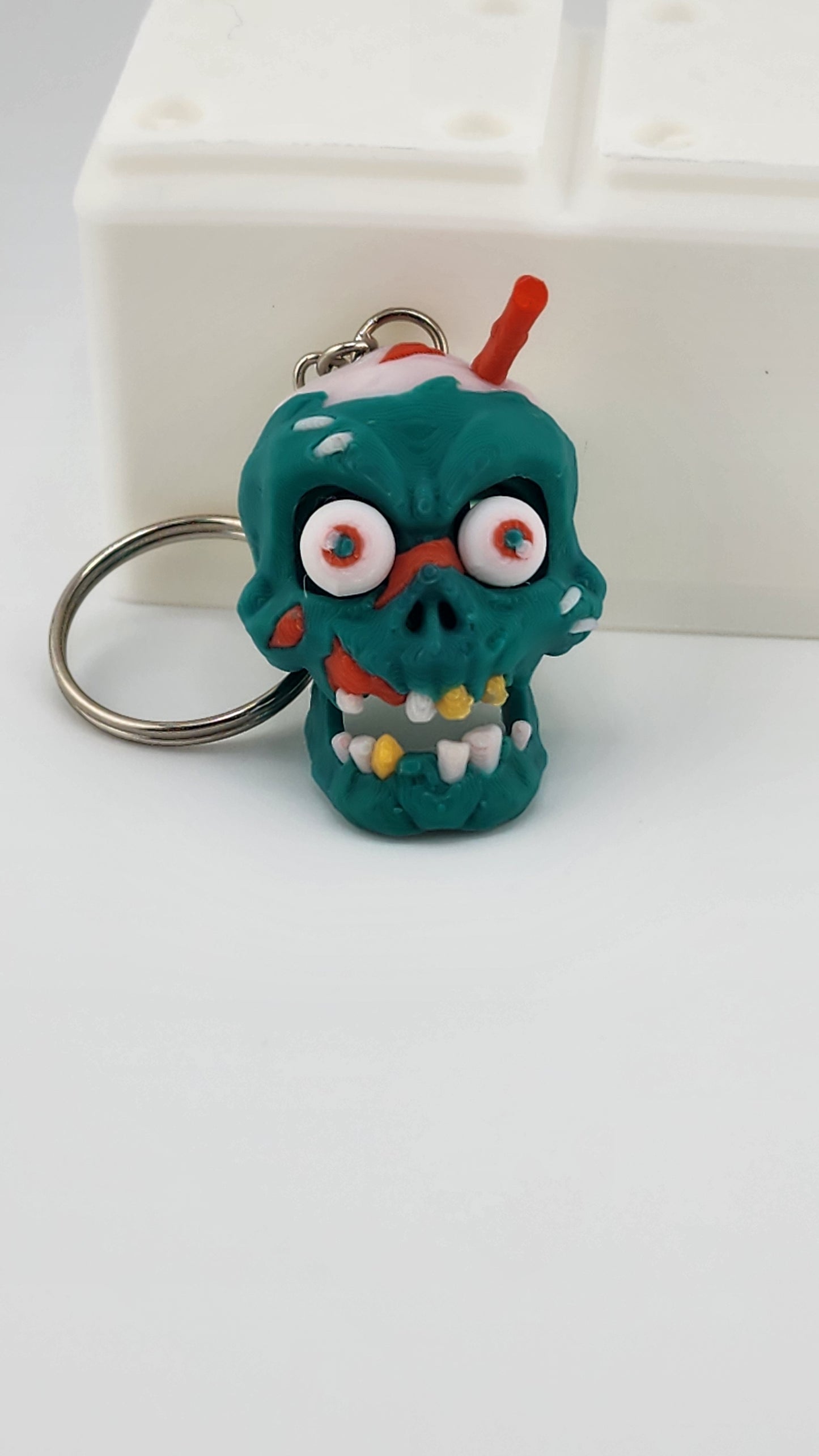 Eye Popping Zombie Keychain