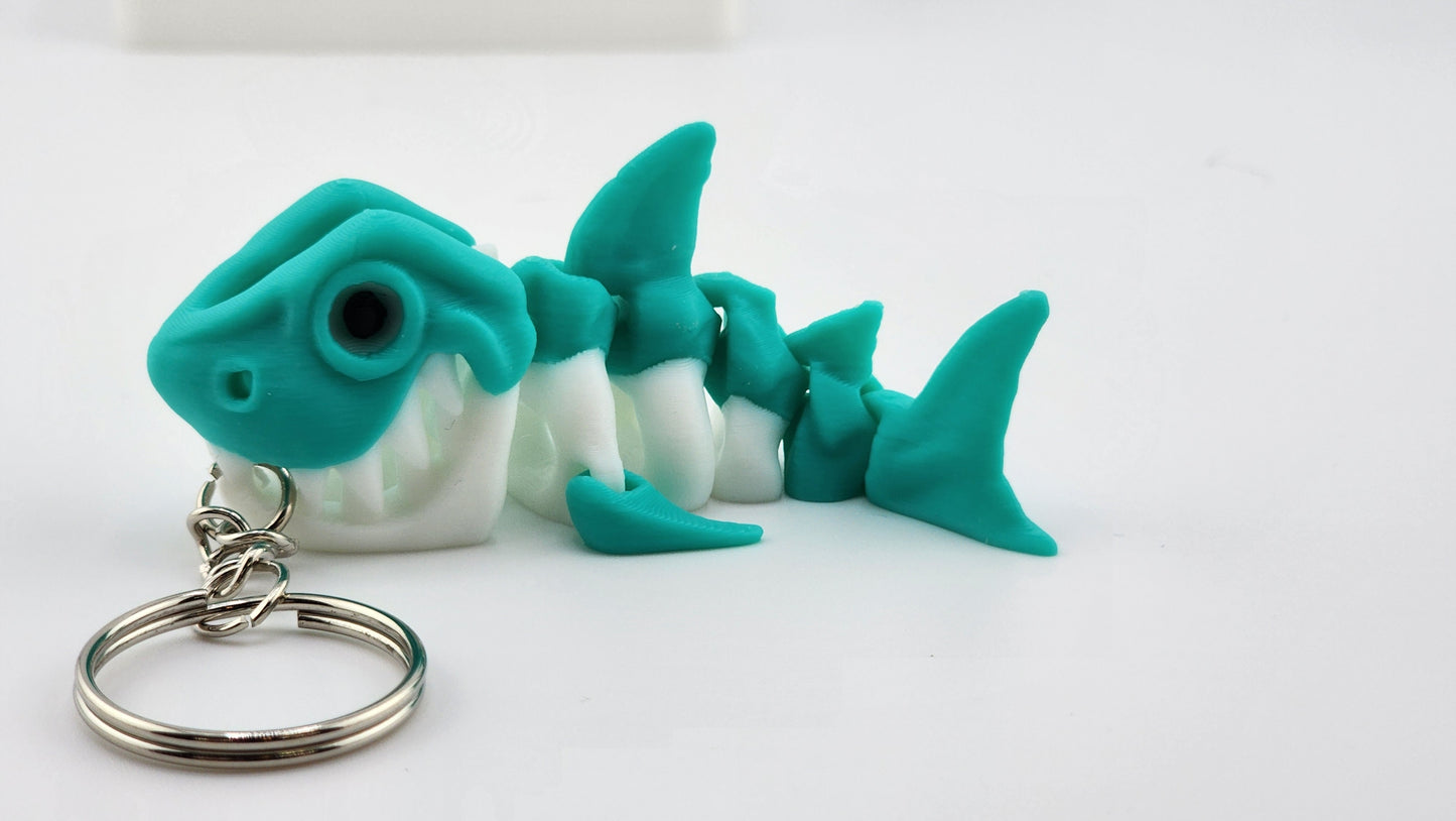 Articulated Shark Keychain