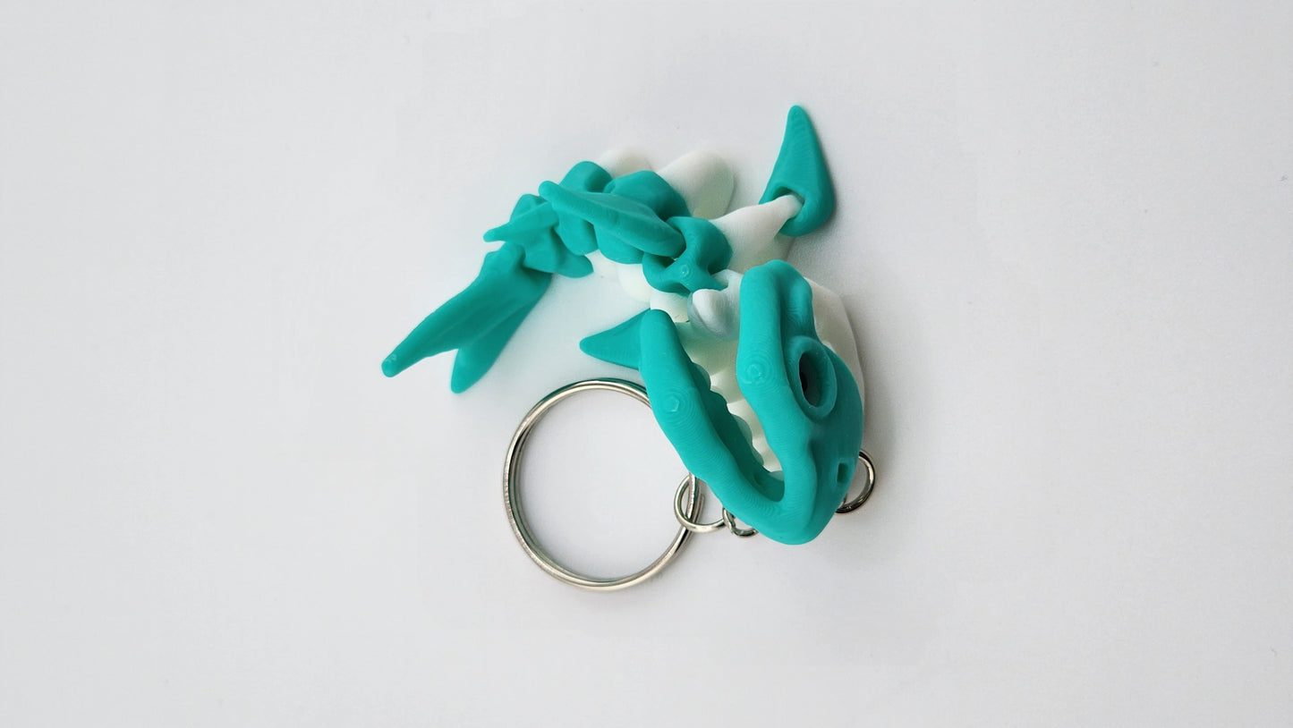 Articulated Shark Keychain