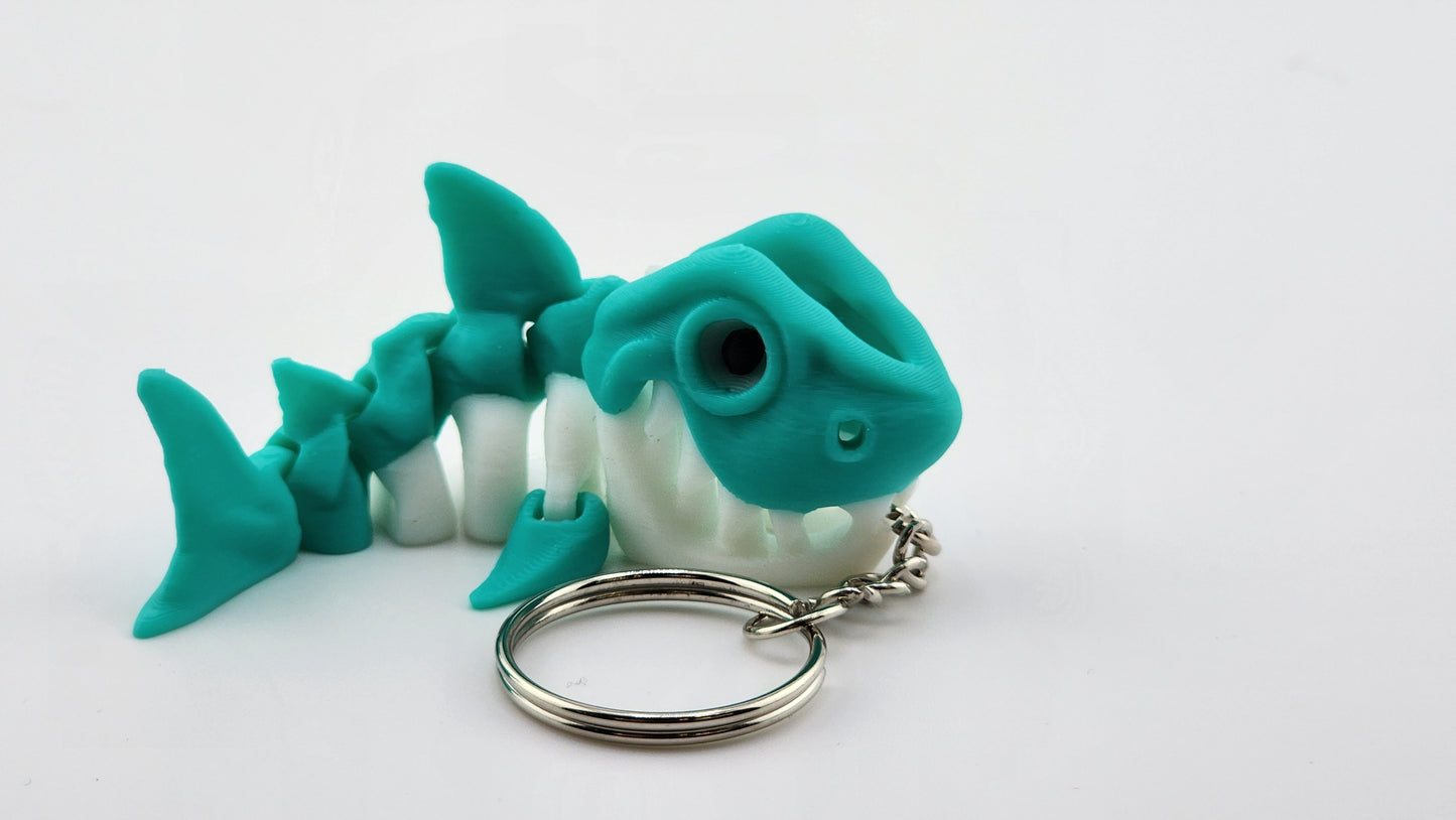 Articulated Shark Keychain