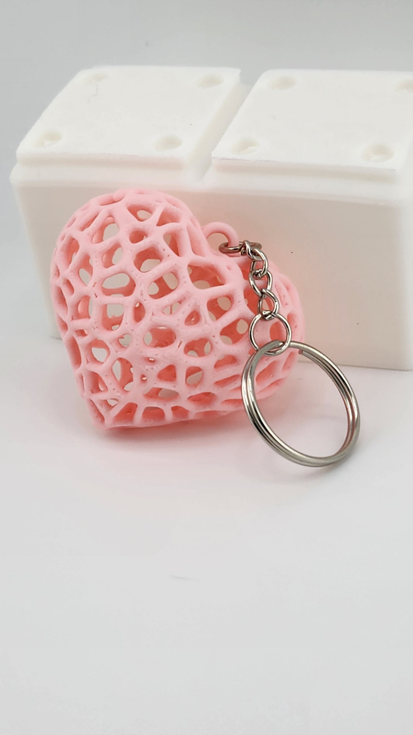 Hollow Heart Keychain