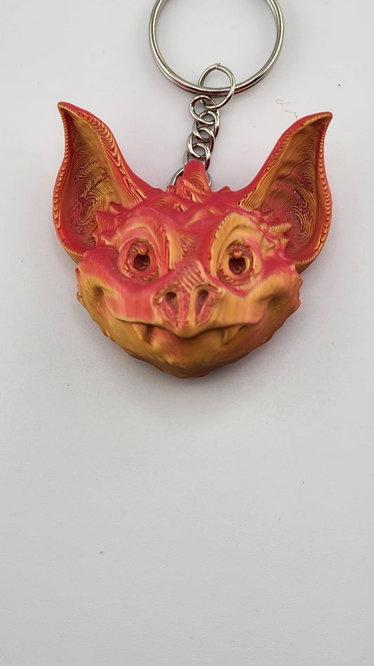 Color Shifting Bat Keychain