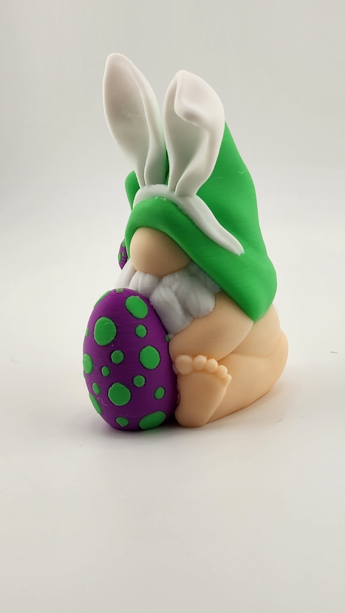 Nakey Rabbit Gnome with Egg