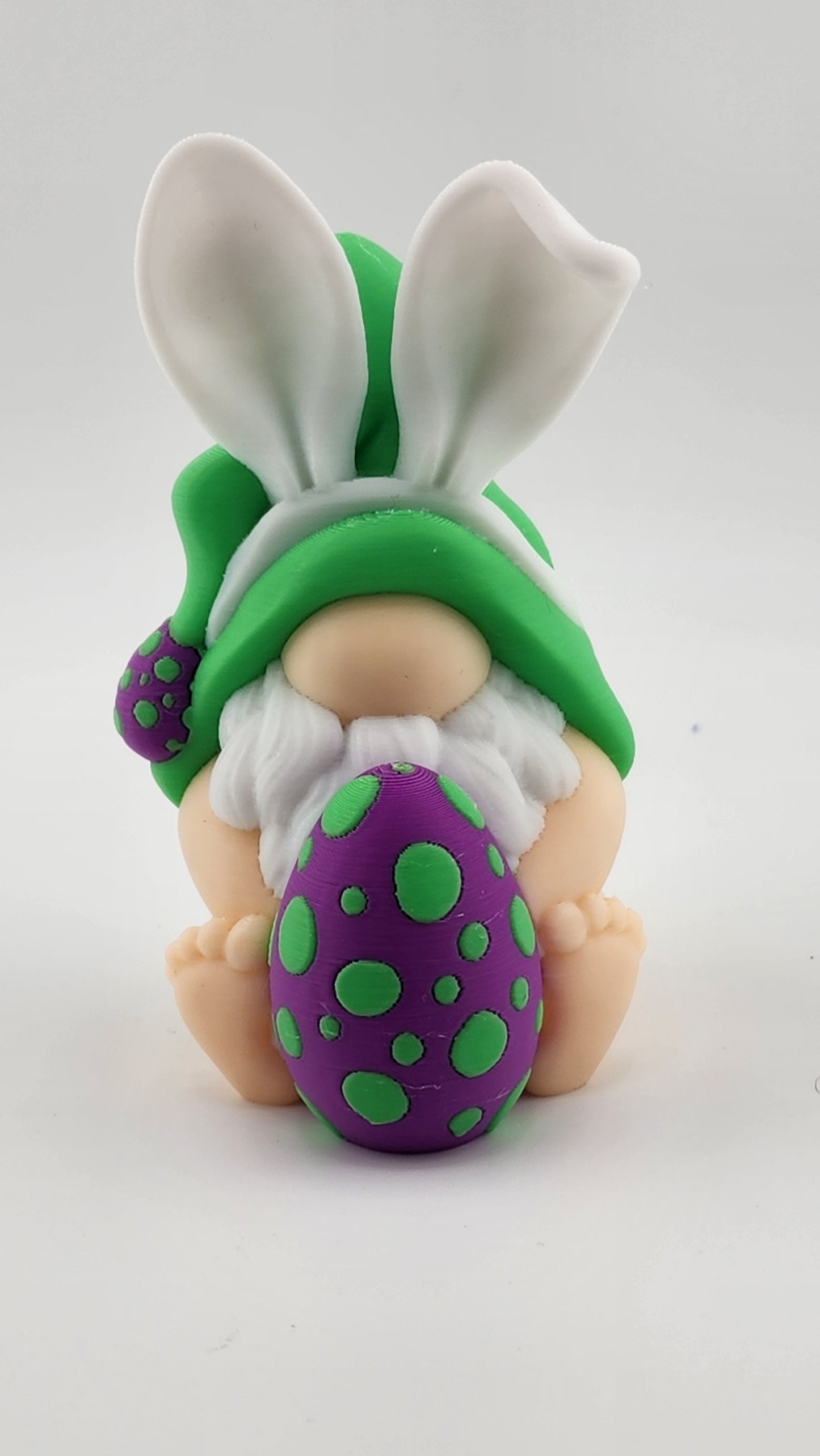 Nakey Rabbit Gnome with Egg