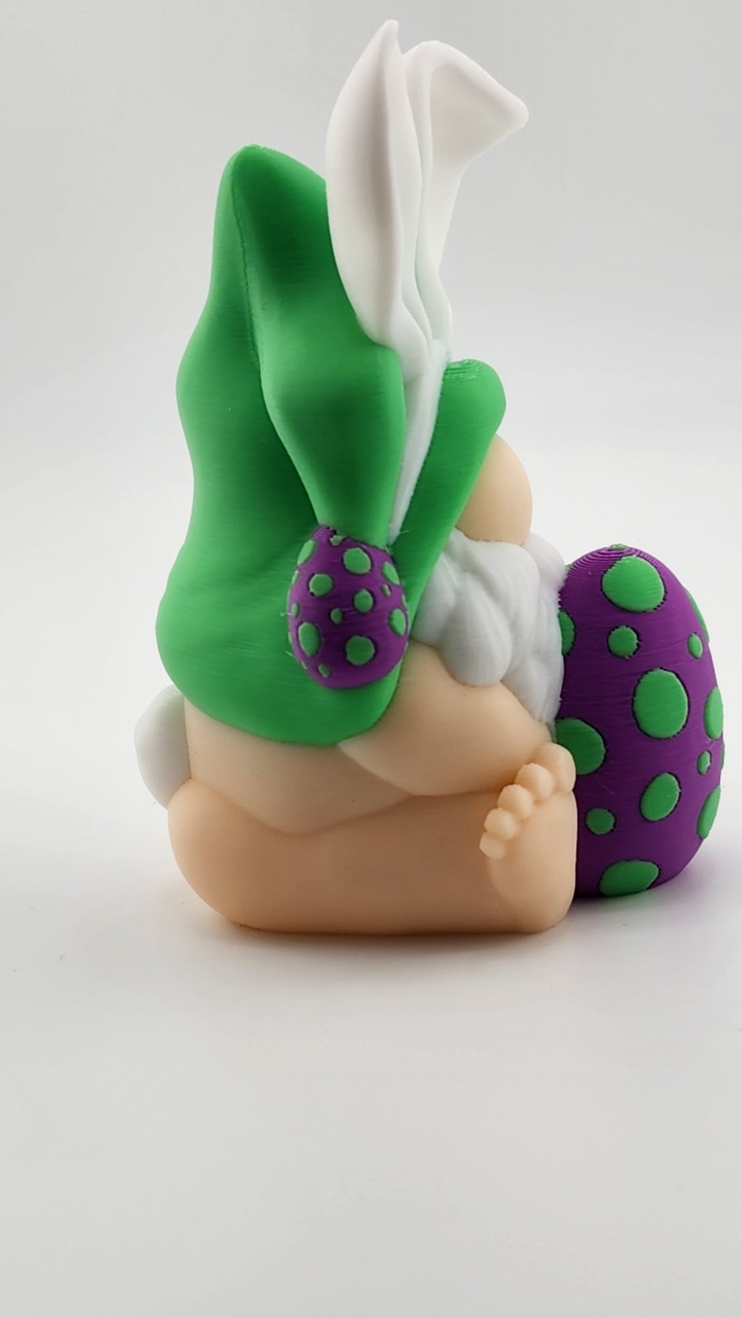 Nakey Rabbit Gnome with Egg